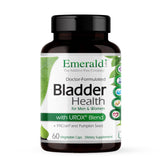 EMERALD LABS envase frontal mostrando 60 cápsulas y beneficio de apoyo urinario