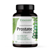 EMERALD LABS frasco frontal Prostate Health mostrando etiqueta y beneficios