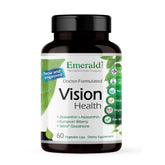 EMERALD LABS frente del producto mostrando frasco y diseño, transmite calidad