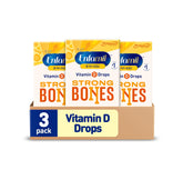Enfamil frasco frontal D‑Vi‑Sol mostrando etiqueta y tamaño, fácil identificación