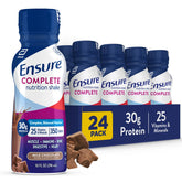 Ensure botella frontal con etiqueta clara mostrando sabor chocolate y beneficios