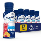 Ensure Clear frente botella muestra claridad y conveniencia