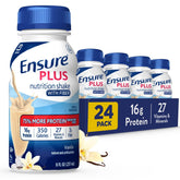 Ensure Plus envase frontal mostrando sabor vainilla y conveniencia