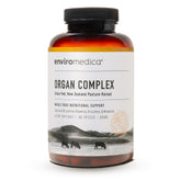 Enviromedica envase frontal mostrando el sello pasture-fed y beneficio de pureza