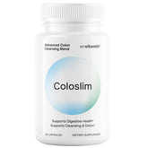 envitamin Coloslim frente del envase mostrando diseño y beneficio de limpieza suave