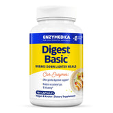 Enzymedica Digest Basic frasco frontal mostrando la marca y beneficio digestivo