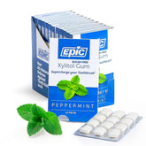 Epic empaque frontal menta mostrando 12 piezas y frescor prolongado