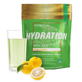 Essential Elements frontal del empaque mostrando 25 sobres y sabor Yuzu Lime, práctico para llevar