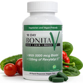 Essential Source botella frontal mostrando tabletas y beneficios visibles