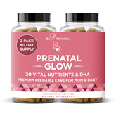 Eu Natural imagen frontal del empaque mostrando suplemento prenatal y confianza