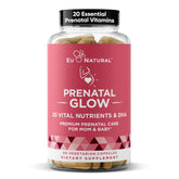 Eu Natural frasco frontal mostrando la etiqueta y beneficios visibles