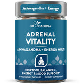 Eu Natural frasco Vitality al frente mostrando envase y beneficios