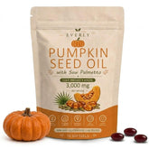 Everly Pumpkin frasco delantero mostrando 90 softgels y conveniencia