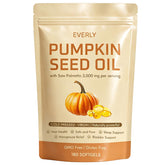 Everly Organic Pumpkin Seed frasco frontal mostrando diseño y claridad de ingredientes