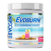 Evogen Evoburn frente del envase mostrando la marca y beneficios energéticos