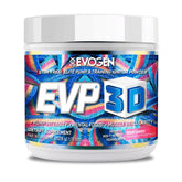 Evogen EVP 3D frente del envase mostrando diseño y beneficios de bomba