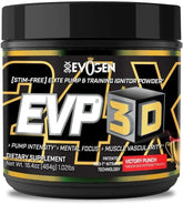 Evogen EVP 3D envase frontal que muestra diseño y 40 servicios, ideal para bombeo