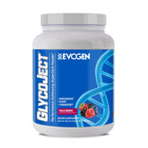 Evogen GlycoJect frente del envase mostrando etiqueta y sabor Wild Berry para energía rápida