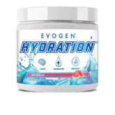 Evogen envase frontal mostrando la marca y beneficio hidratación