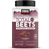 evsemo frontal del envase Total Beets mostrando 90 unidades y conveniencia