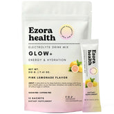 Ezora Health caja frontal del producto mostrando sticks y beneficios