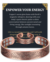 Fashtour pulsera de cobre frontal con diseño Árbol de la Vida y acabado pulido, elegante y resistente