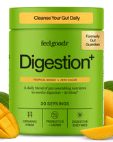 Feel Goods frente del envase mostrando marca y beneficios digestivos