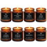 Feibao set de 8 velas presentadas en caja, ideal para regalar y ambientar