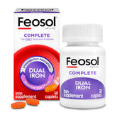 Feosol Complete vista frontal del envase con información clara