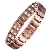 Feraco pulsera de cobre frontal mostrando diseño elegante y acabado resistente