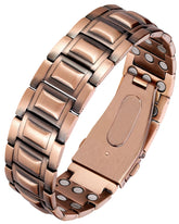 Feraco pulsera frontal de cobre puro, diseño elegante y resistente