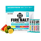 Fire Science Nutrition empaque frontal con 32 sobres, visión clara y portátil