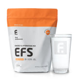 FIRST ENDURANCE envase frontal Naranja muestra claridad de ingredientes y conveniencia
