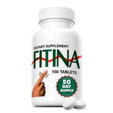 Fitina frente del envase mostrando diseño y cantidad de tabletas, claridad para elegir producto