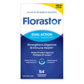 Florastor frasco frente mostrando diseño y cantidad de cápsulas