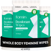 FOMIN paquete frontal mostrando cantidad y fragancia Coastal Breeze