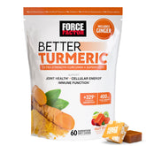 Force Factor frasco frontal del producto mostrando etiqueta y cantidad