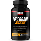 Force Factor frasco frontal mostrando el diseño y beneficio de enfoque