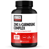 Force Factor frasco del producto mostrando la etiqueta y ventaja vegana