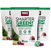 Force Factor embalaje frontal del 3 pack mostrando la marca y cantidad