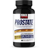 Force Factor envase frontal mostrando nombre y apoyo prostático