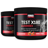 Force Factor envase frontal mostrando 120 gominolas y beneficio de portabilidad