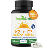 ForestLeaf frasco frontal mostrando el diseño y cantidad de cápsulas, confianza y claridad