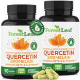 ForestLeaf envase frontal mostrando la mezcla quercetina para confianza