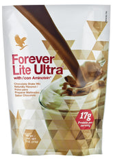 Forever Living envase frontal mostrando marca y beneficio proteína conveniente