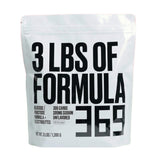 Formula 369 envase frontal grande mostrando tamaño de 3 lb y beneficio de ahorro