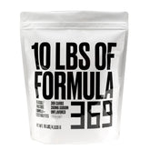 Formula 369 envase frontal mostrando tamaño y ventaja de porciones