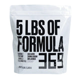 Formula 369 envase frontal grande mostrando 5 lb y beneficios para energía