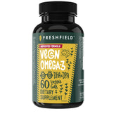 Freshfield envase frontal mostrando suplemento vegano y beneficios