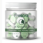 FRESORA frente del empaque mostrando 60 pastillas y beneficio limpieza